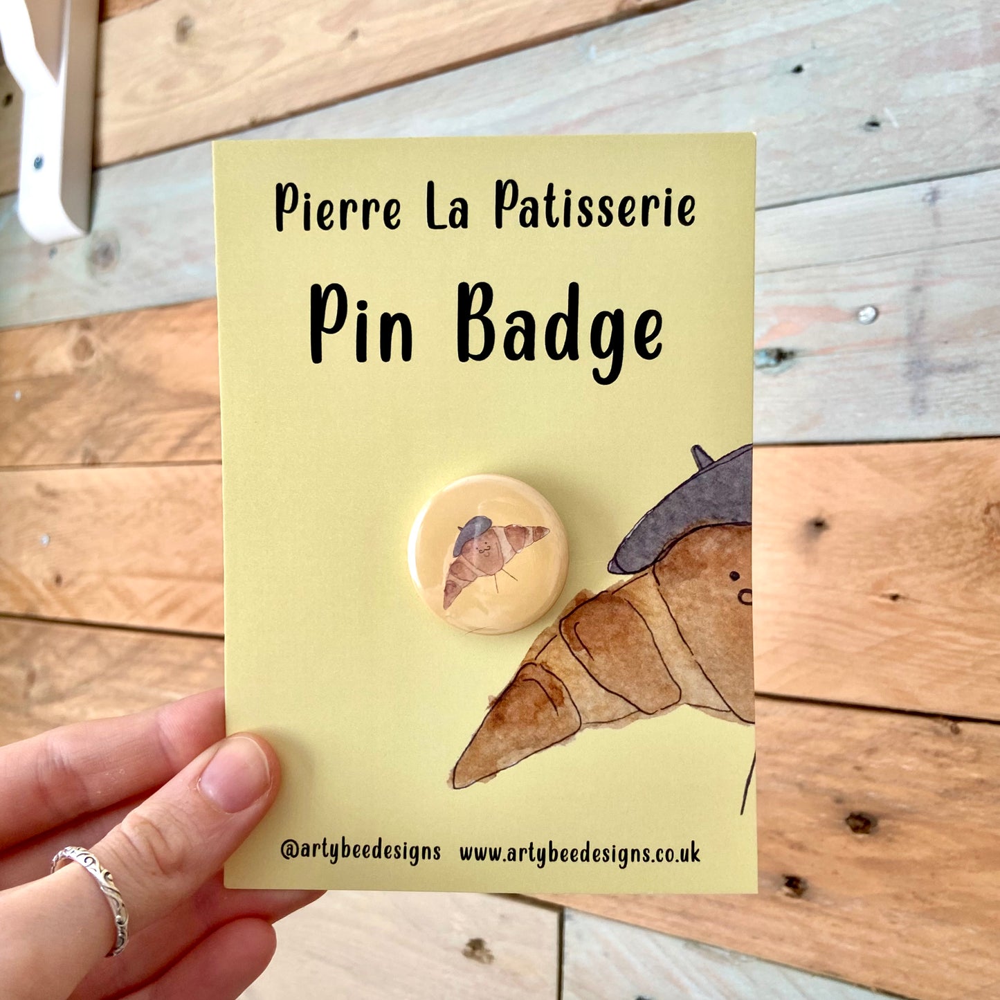 Pierre La Patisserie Pin Badge
