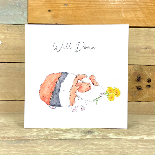 Harry's Dandelion Bouquet Well Done Card