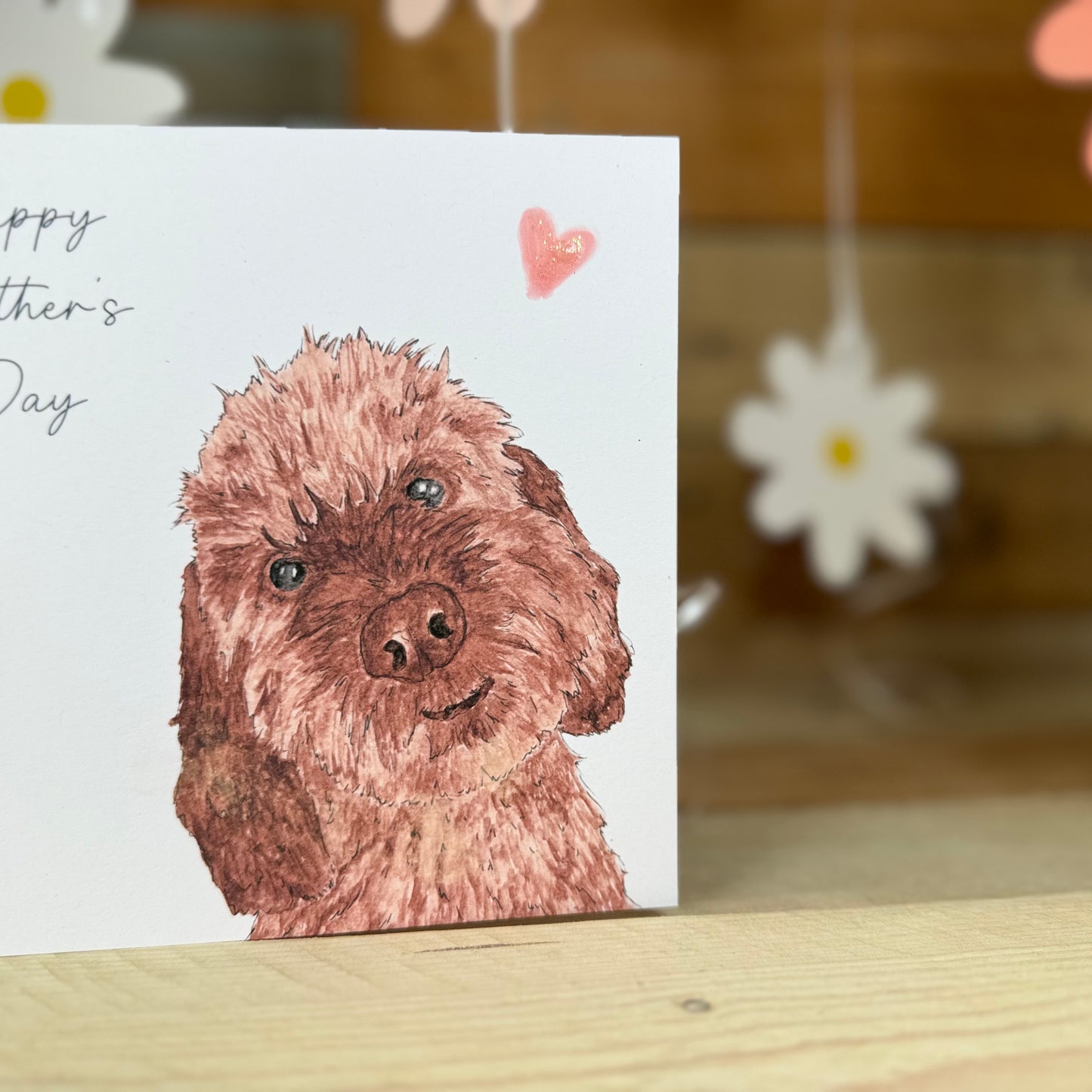 Chico the Cheeky Cockapoo Mother's Day Card