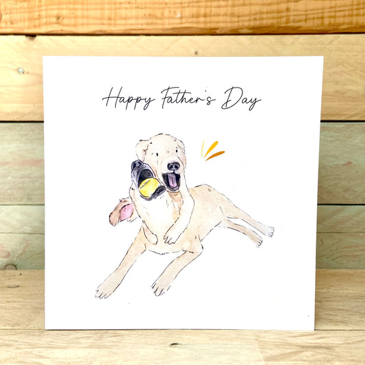 Ruff and Tumble on Father's Day Card
