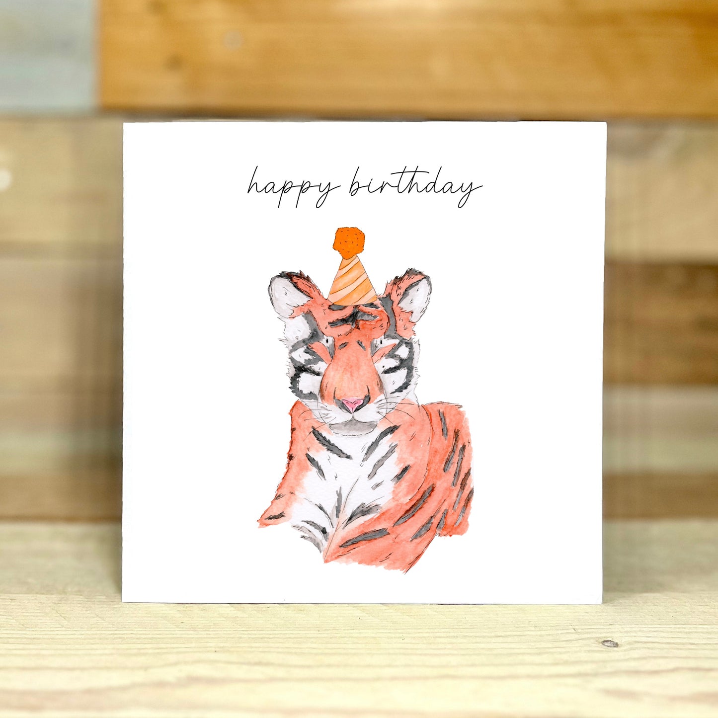 Tamarind the Tiger Birthday Card
