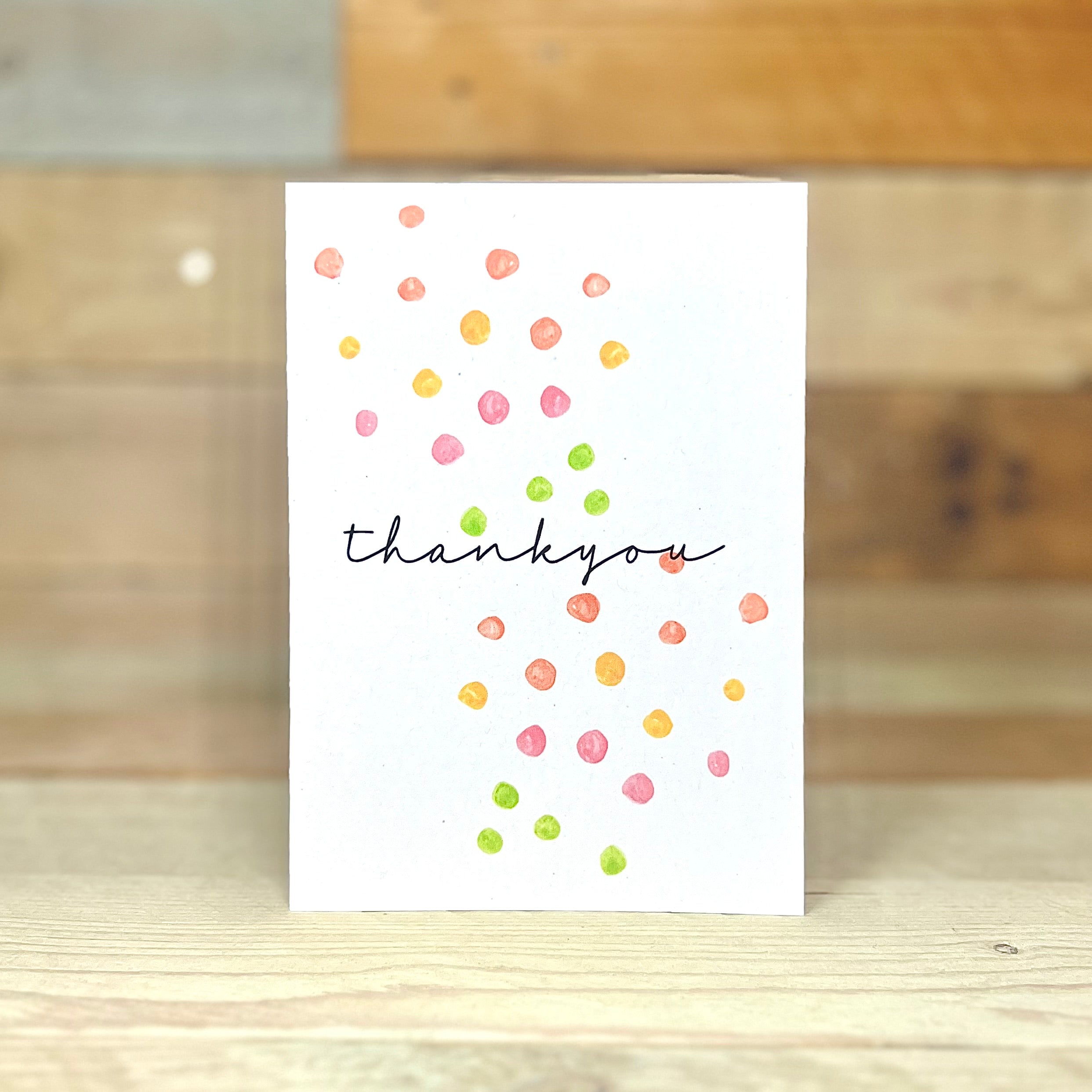 Dots Thankyou Notelet – Arty Bee Designs