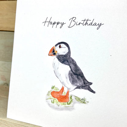 Pip the Puffin Birthday Card