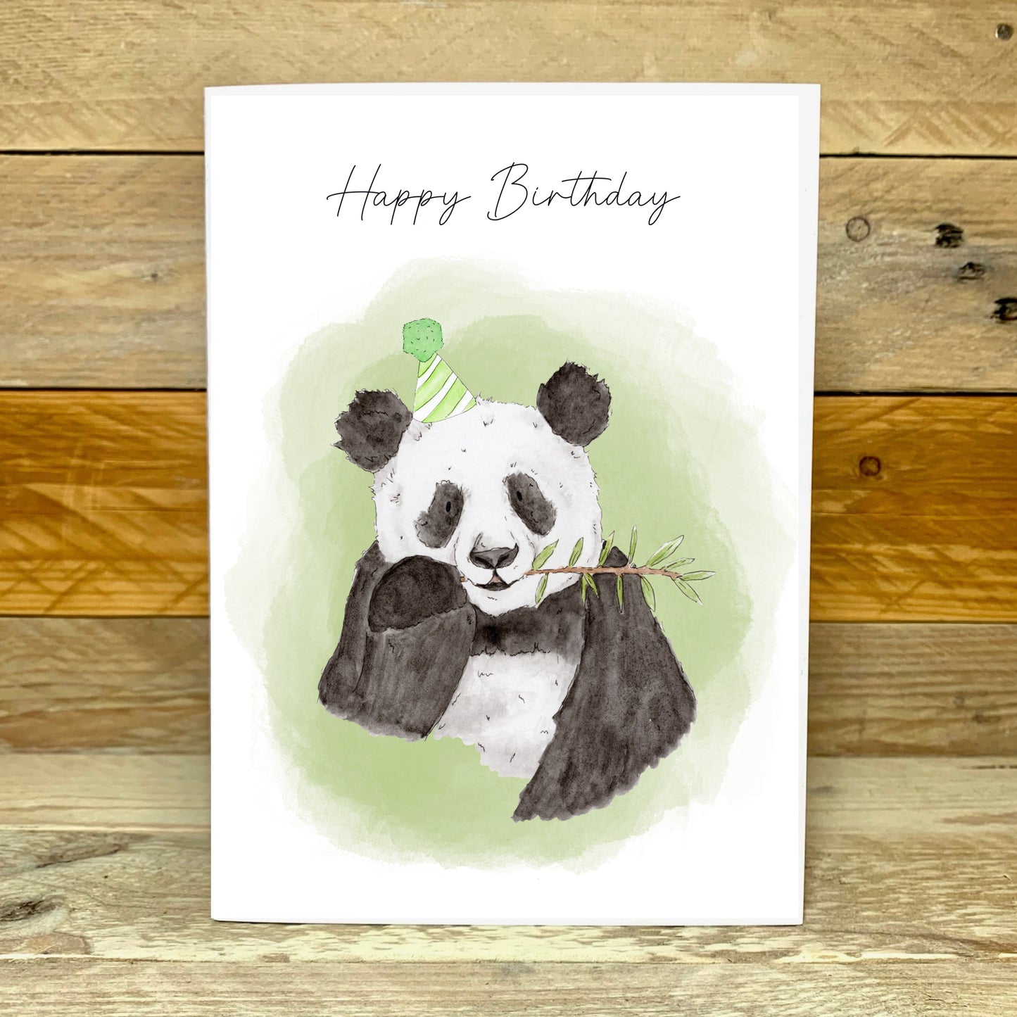 Pax the Panda Birthday Card