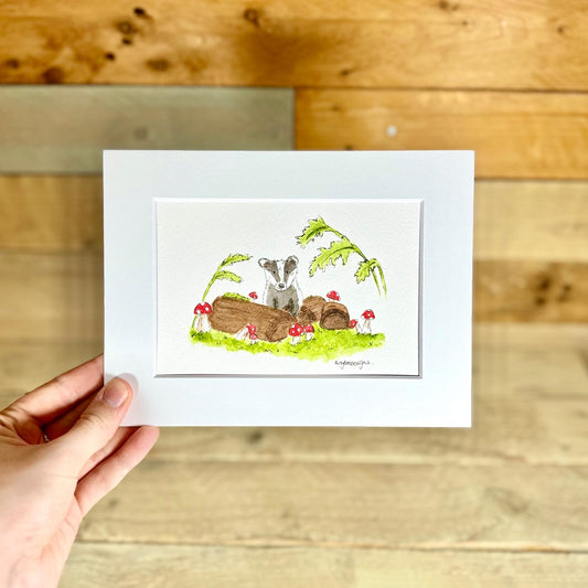 Bob the Badger Original Painting