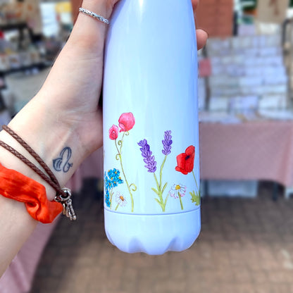 Wildflowers Metal Bottle