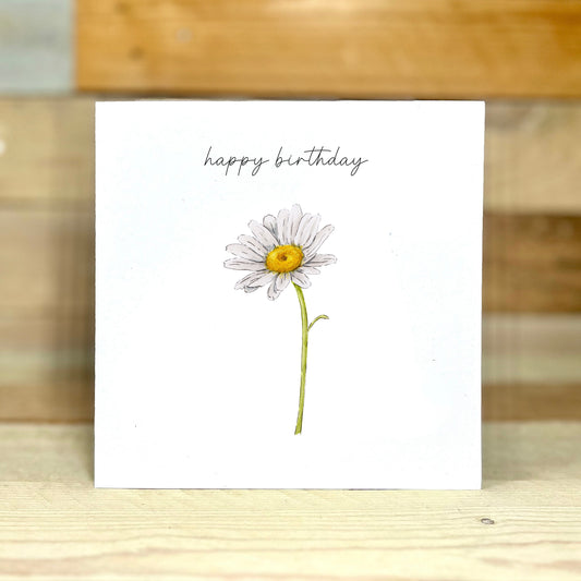 Daisy Daisy Birthday Card