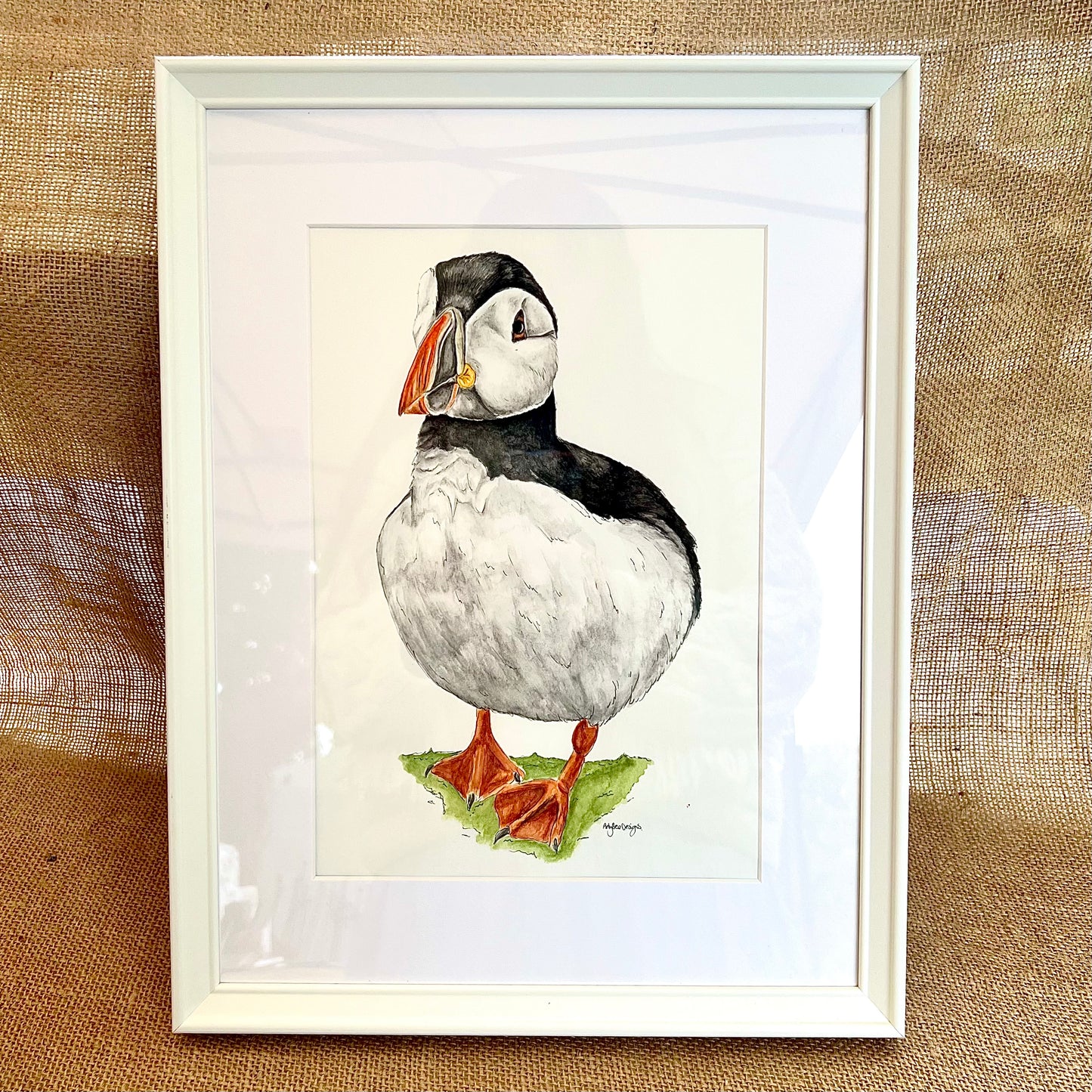 Clown of the Sea Framed Original Painting