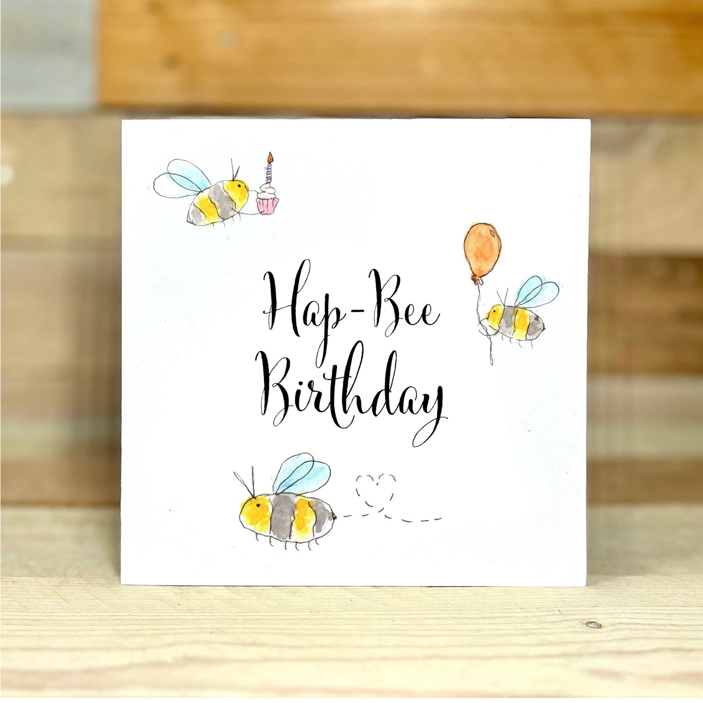 Hap-Bee Birthday Card