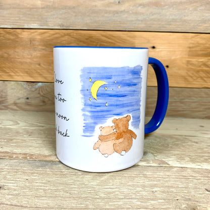 Wonky Moonlight Hugs Bear Mug