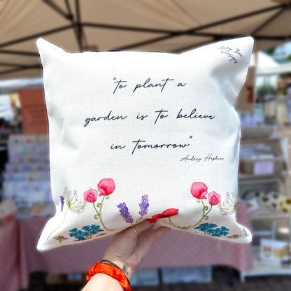 Wildflower Linen Cushion