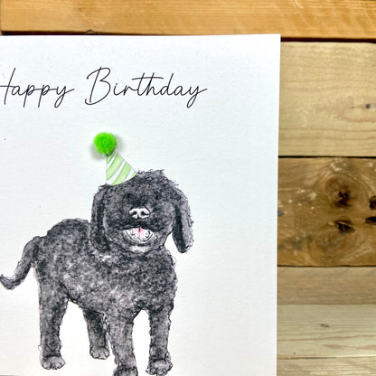 Wilber the Cockapoo Birthday Card