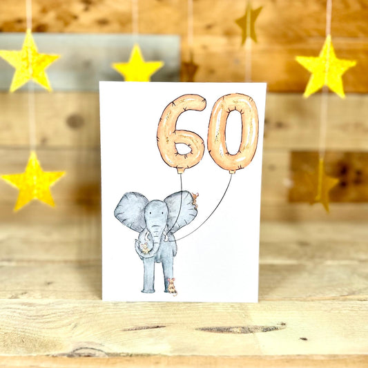 Nelly Turns Sixty Birthday Card