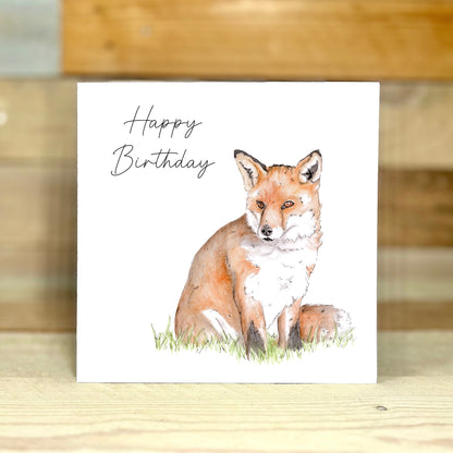 Frederick the Fox Birthday Card