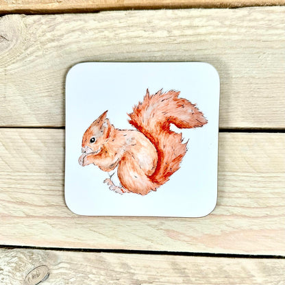 Red Squirrel Coaster