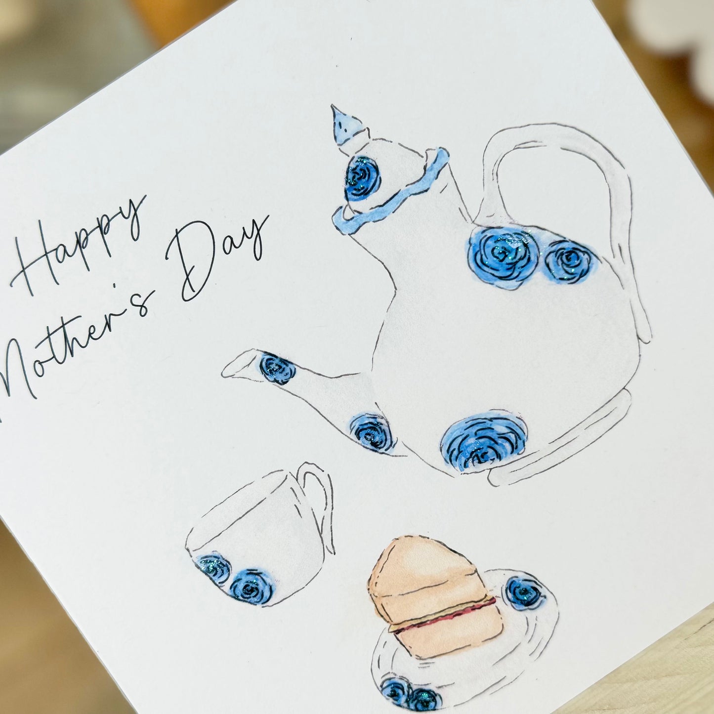Tea and Cake Mother's Day Card