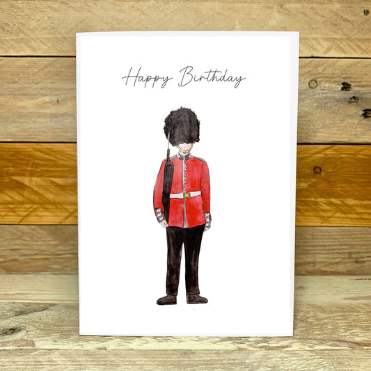 The King's Guards Birthday Card