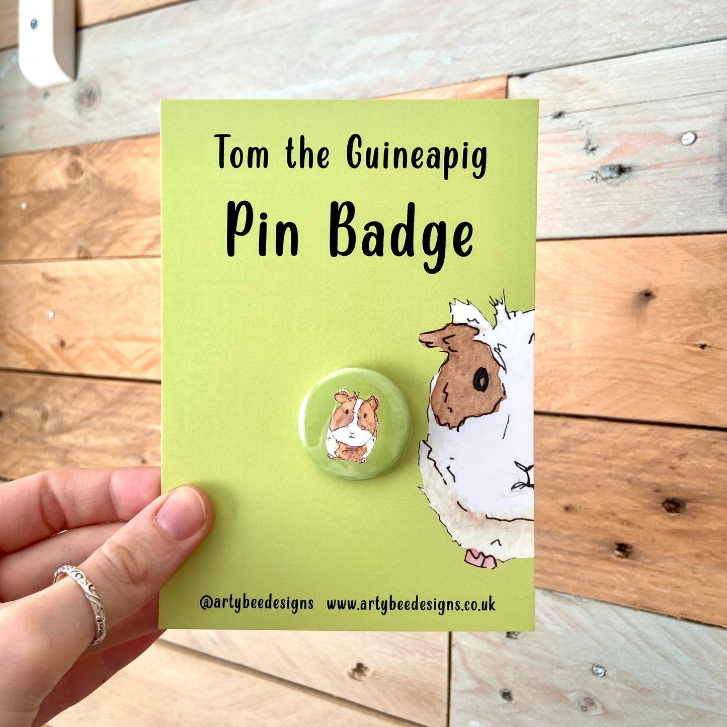 Guinea pig Pin Badge