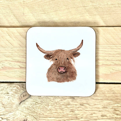 Highland Cow Coaster