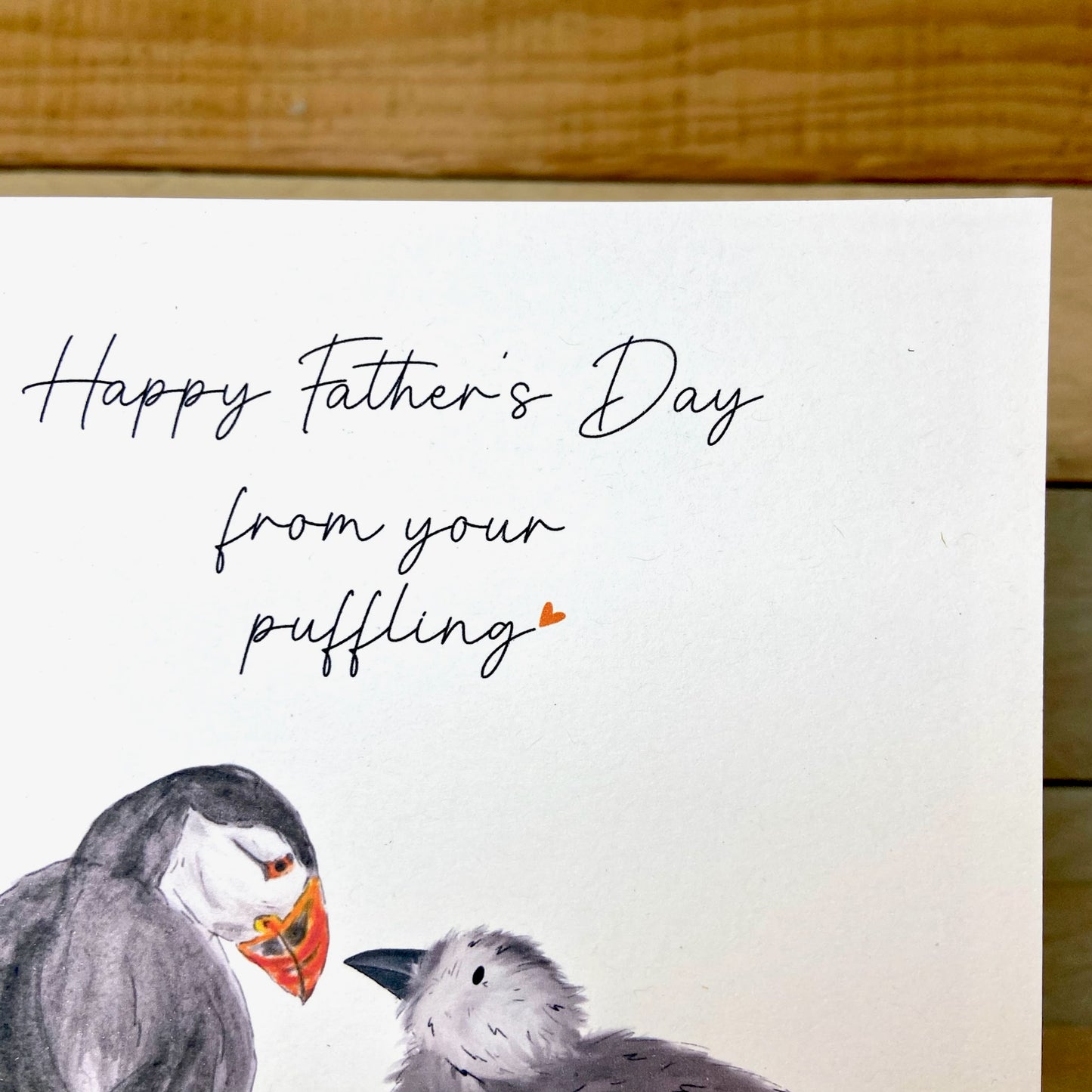 Puffling Father's Day Card