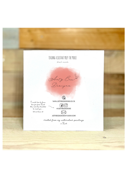 Mouse Thankyou Teaching Assistant Card