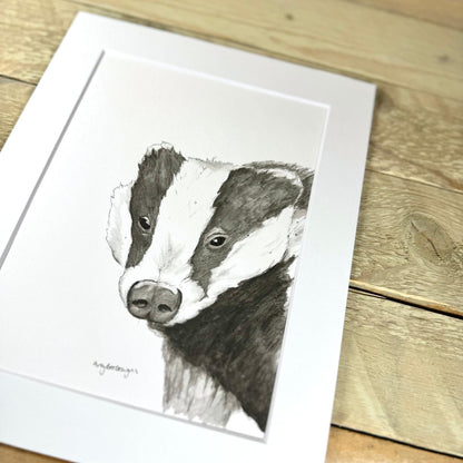 Bernard the Badger Original Painting