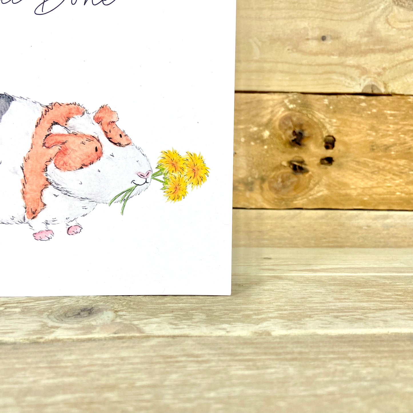 Harry's Dandelion Bouquet Well Done Card
