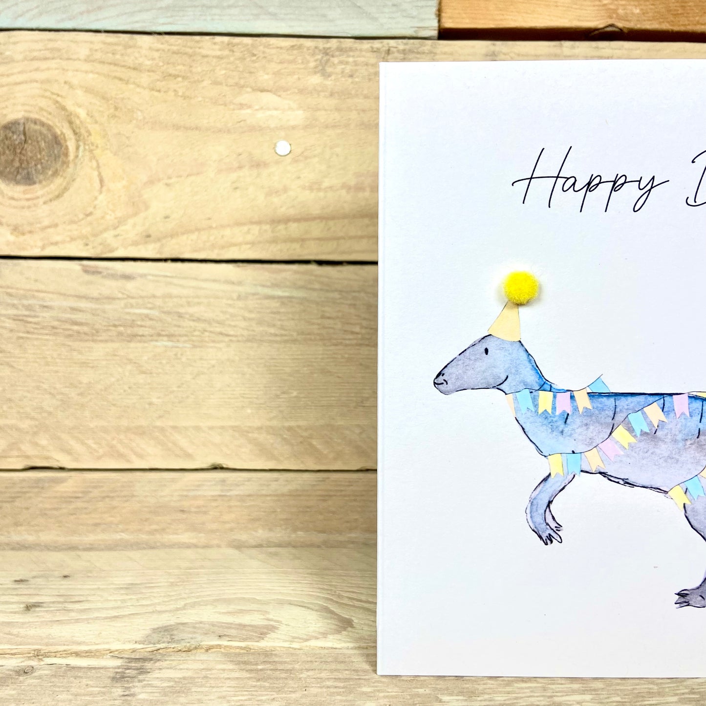 Vinny the Velociraptor Birthday Card
