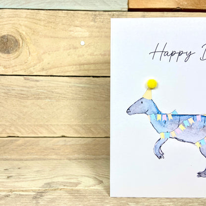 Vinny the Velociraptor Birthday Card