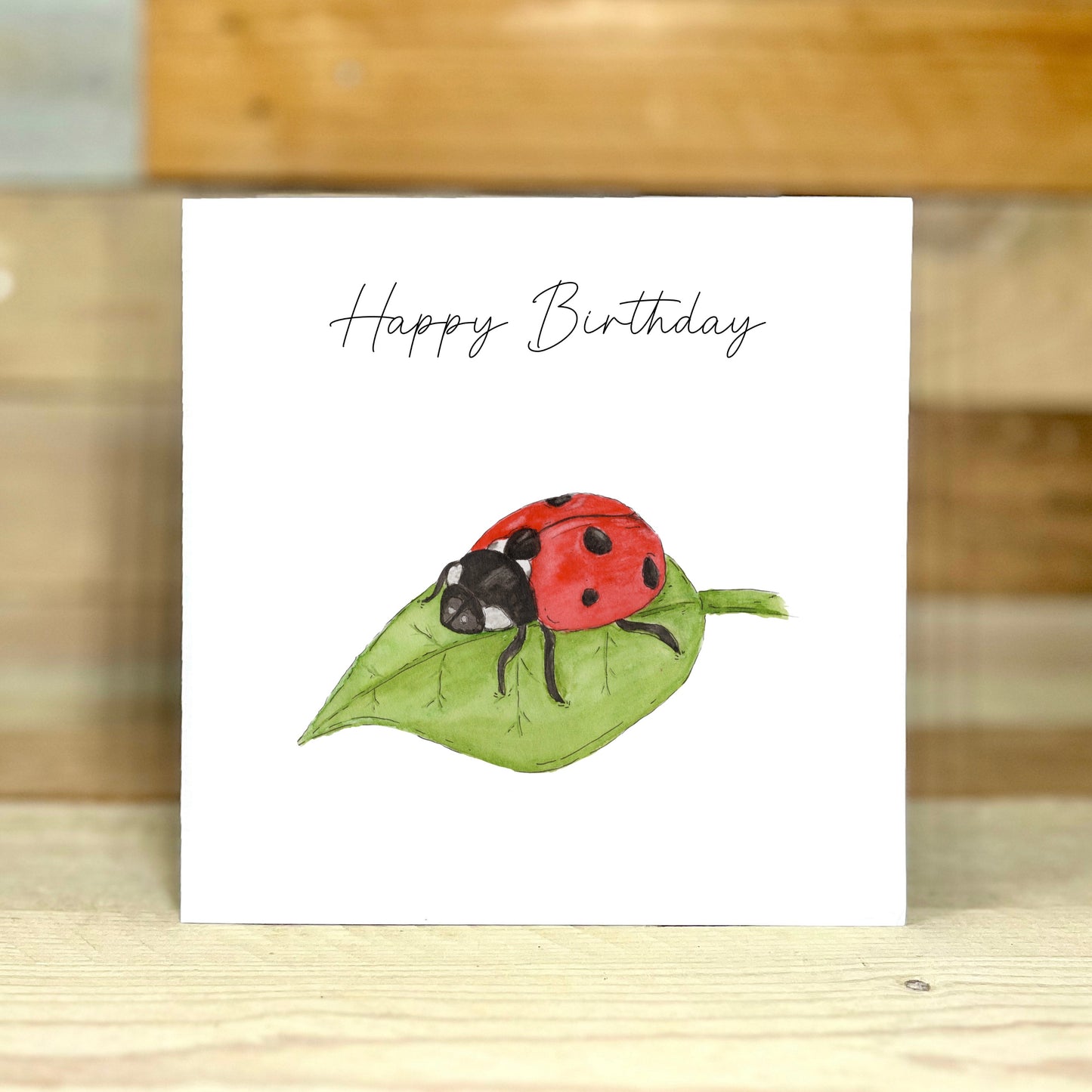 Luna the Ladybird Birthday Card