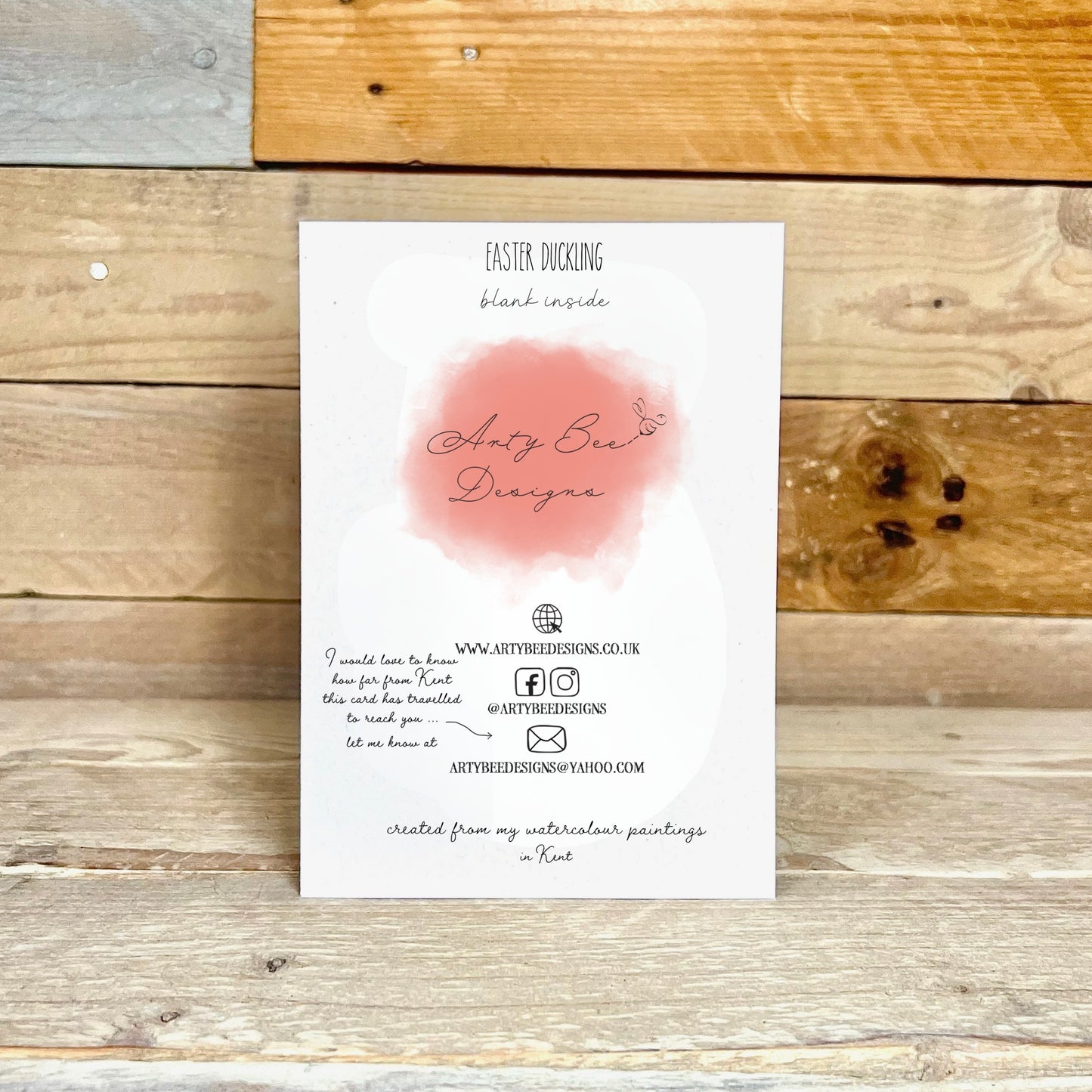 Easter Duckling Notelet