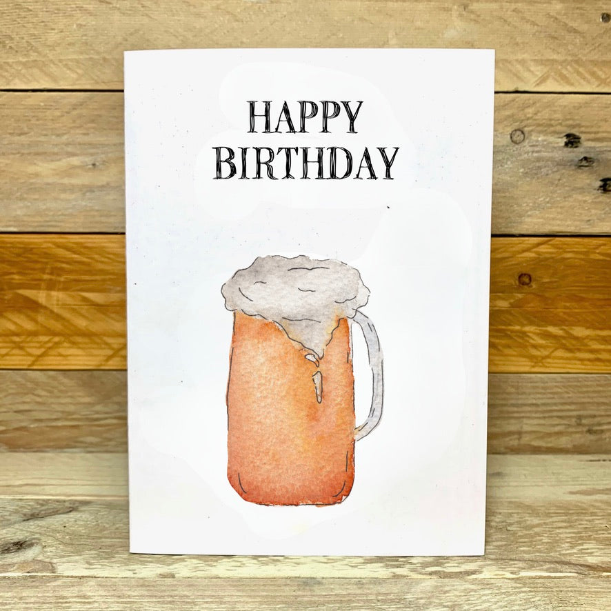 I'll Have a Pint Please Beer Birthday card