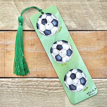 Football Metal Bookmark With Tassel