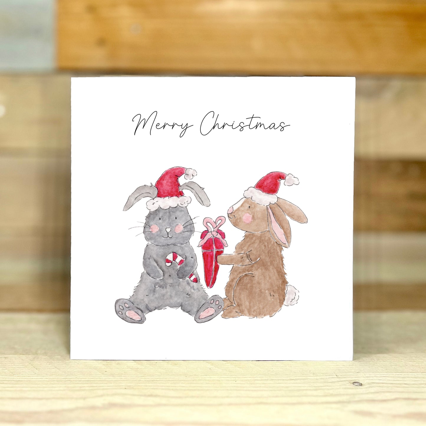 Christmas Carrot Charity Christmas Card