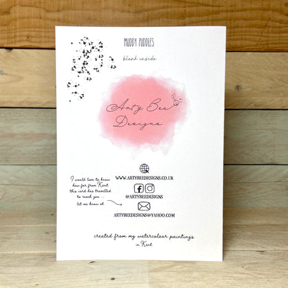 Muddy Puddles Father's Day Card