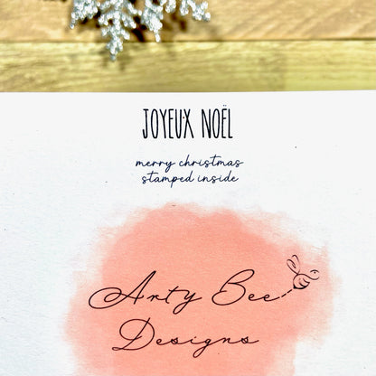 Joyeux Noel Croissant Christmas Card