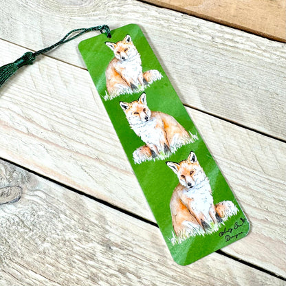 Fox Metal Bookmark With Tassel