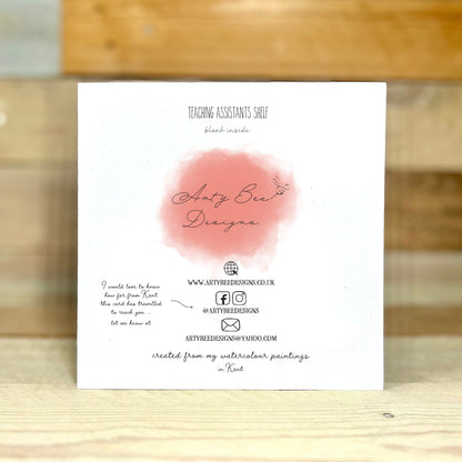 Thankyou Teaching Assistant Card