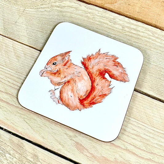 Red Squirrel Coaster