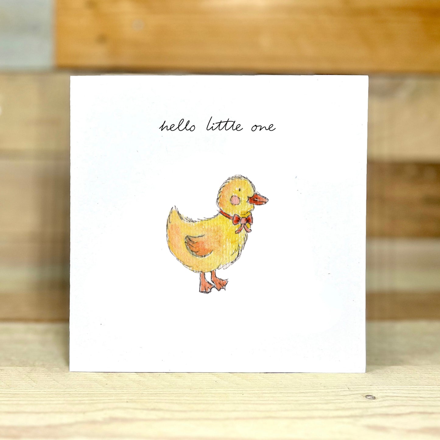 New Baby Duckling Card