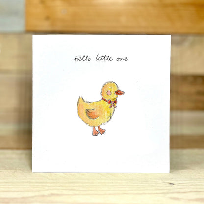 New Baby Duckling Card