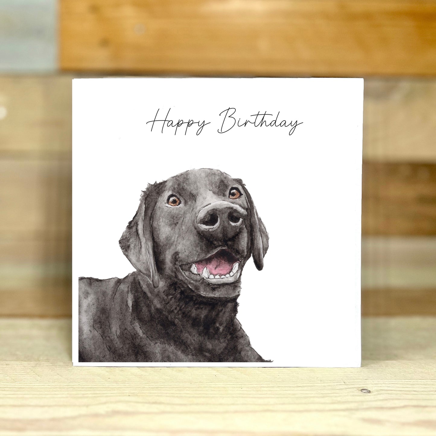 Oscar the Labrador Birthday Card