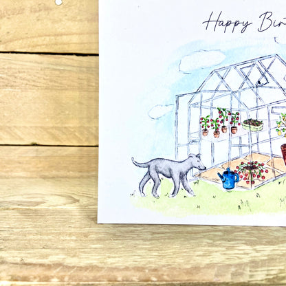 Mum's Garden Seeded Birthday Card