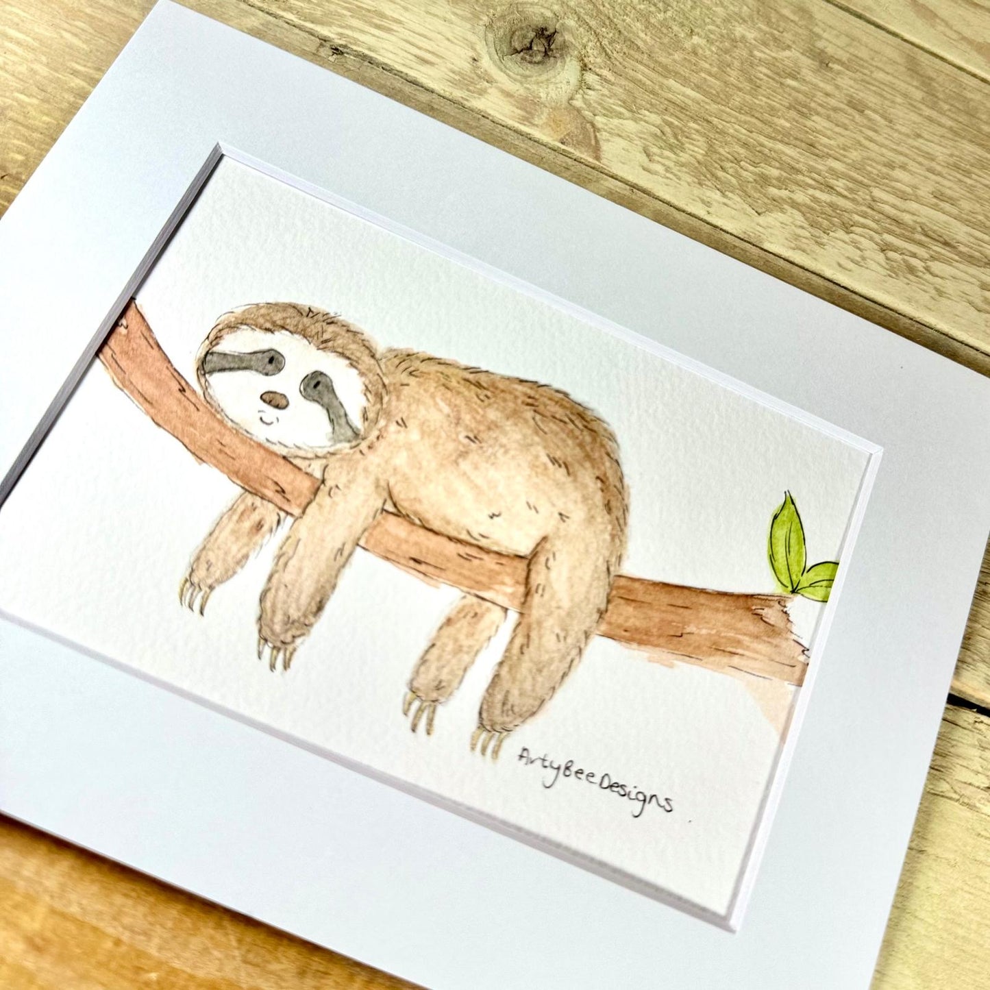 Hugh the Sloth Original Painting