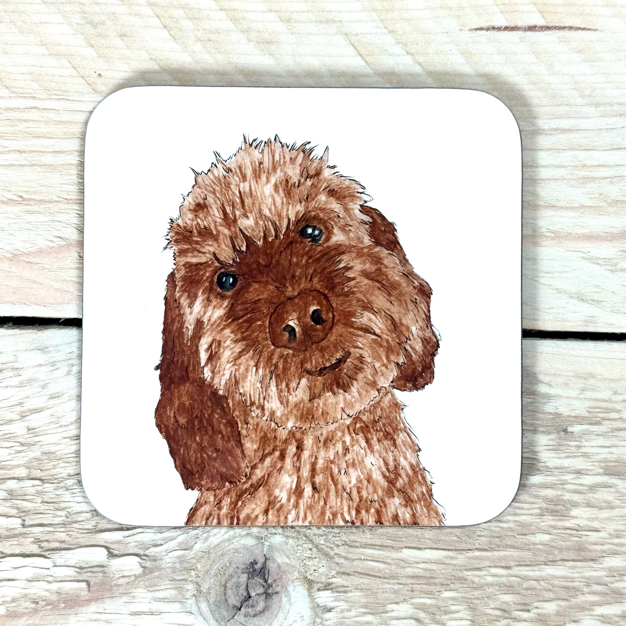 Cockapoo Coaster – Arty Bee Designs