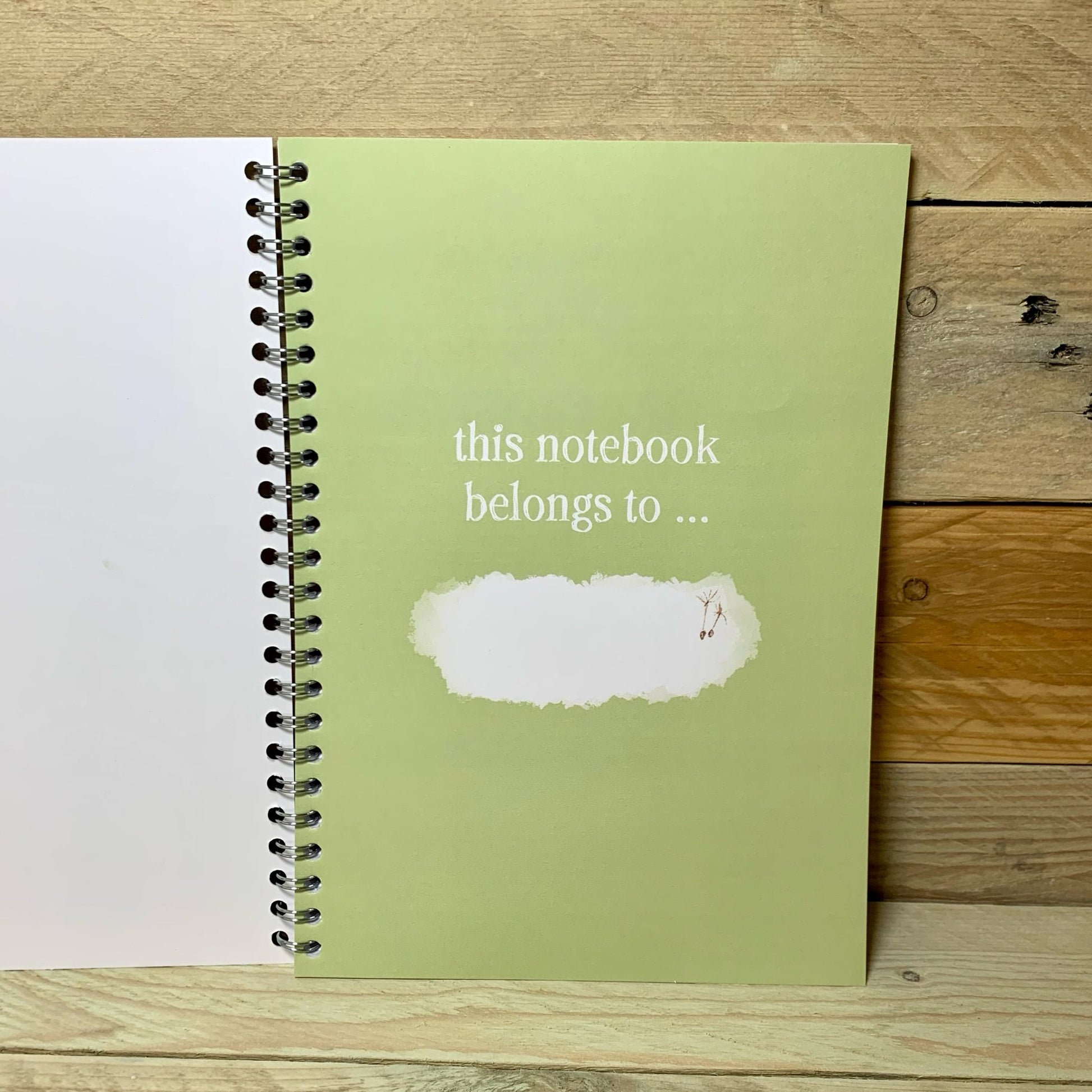 Dandelion Wire Bound A5 Notebook - Arty Bee Designs 