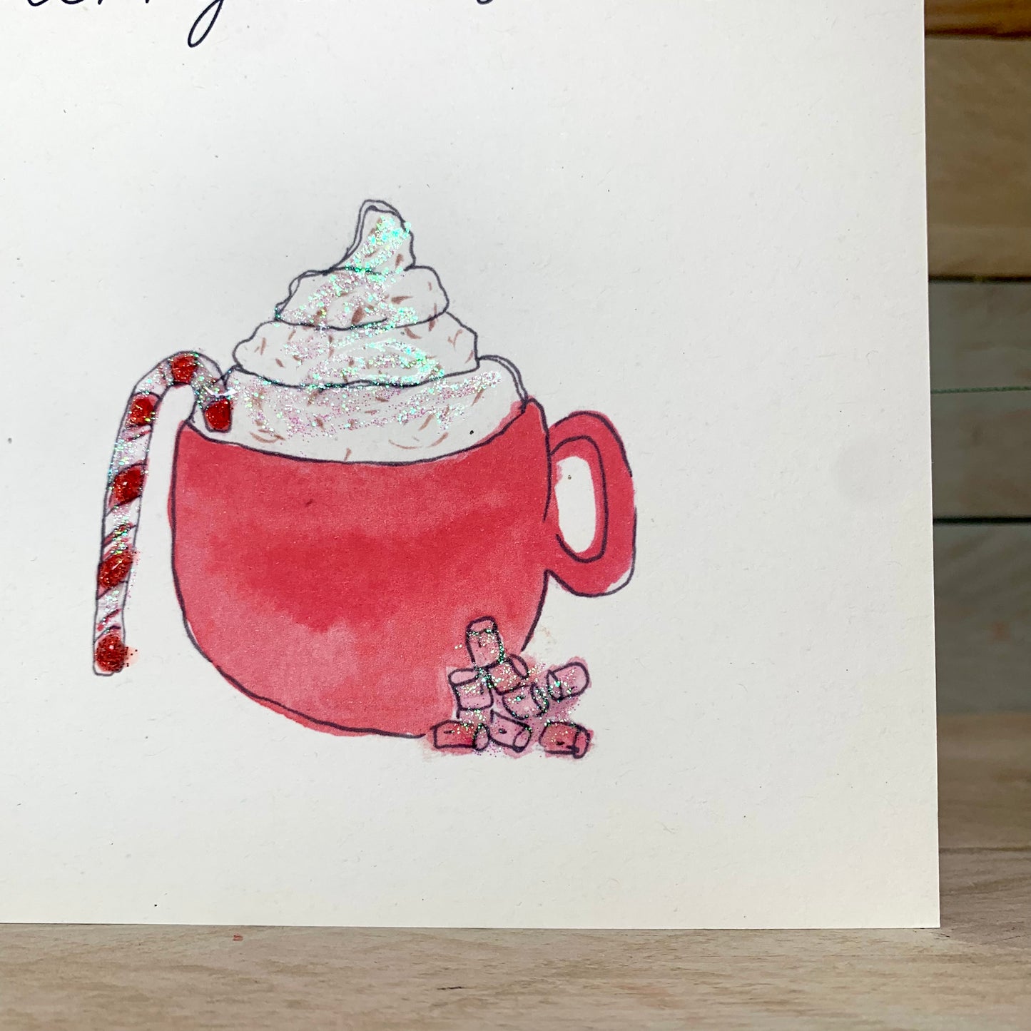 Hot Chocolate Christmas Card