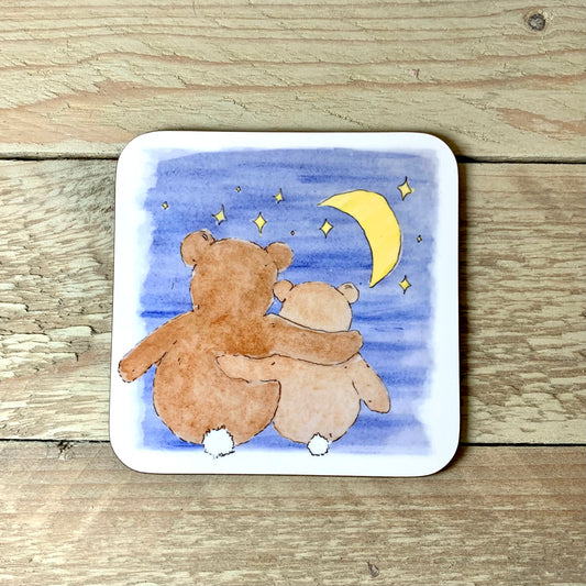 Moonlight Hugs Coaster