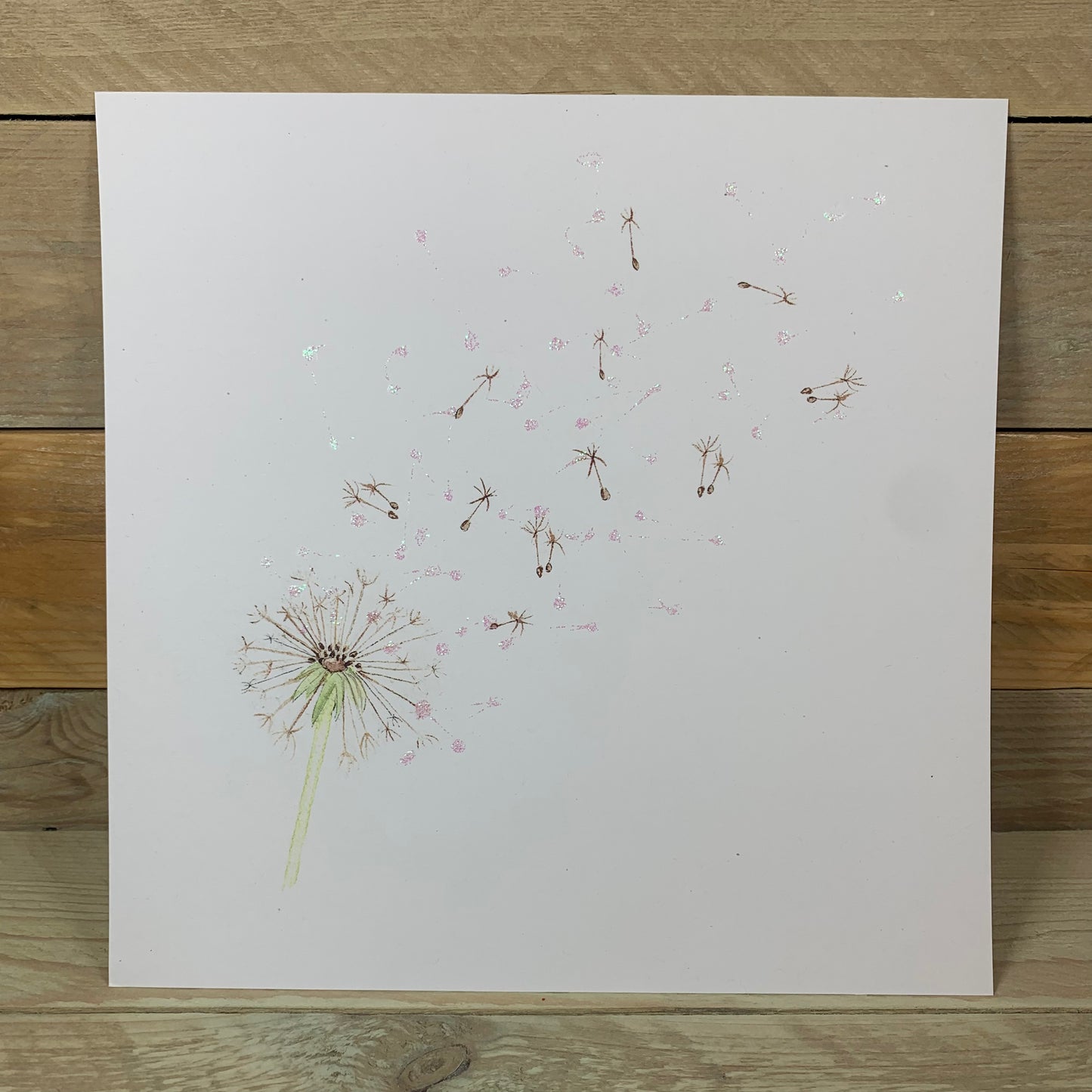 Dandelion Square Print - Arty Bee Designs 