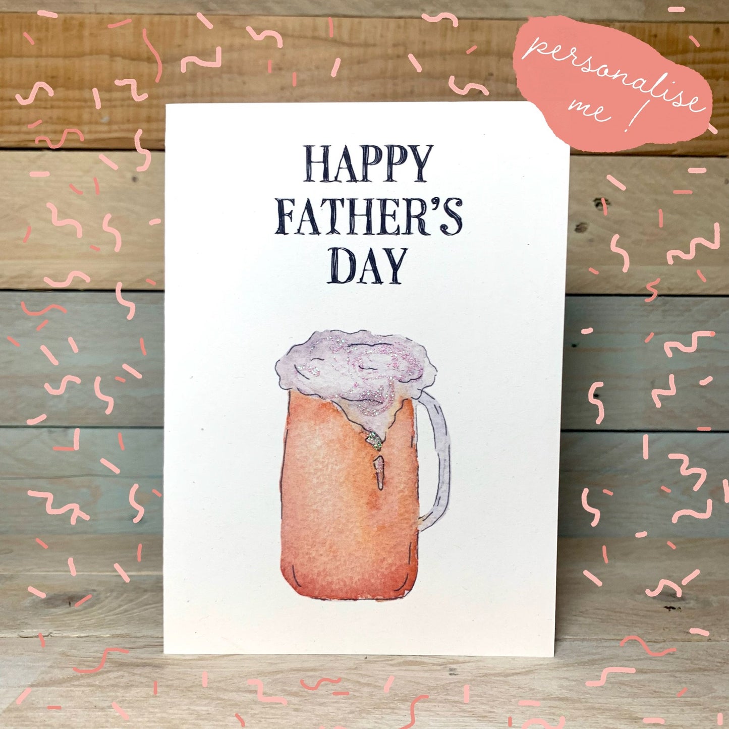 I'll Have a Pint Please Beer Father's Day Card - Arty Bee Designs 